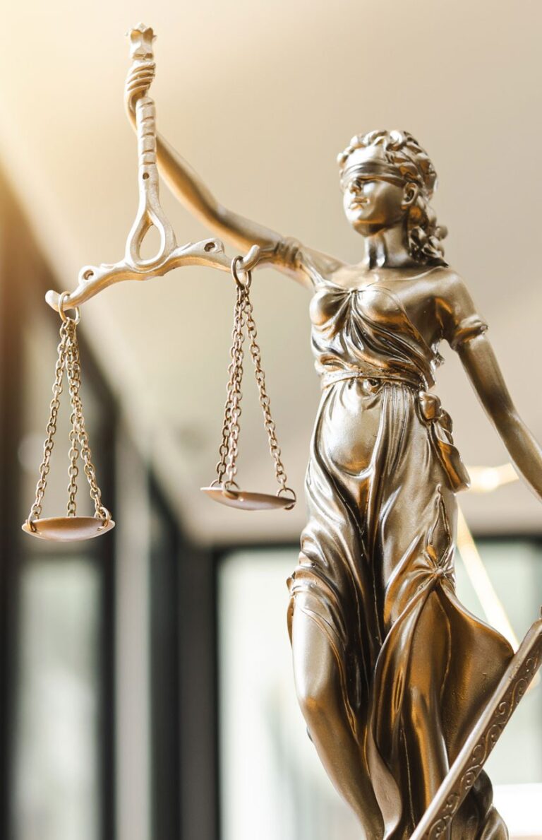 Scales justice about